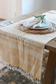 Bhujodi Table Runner - Yellow - Rohiyaan